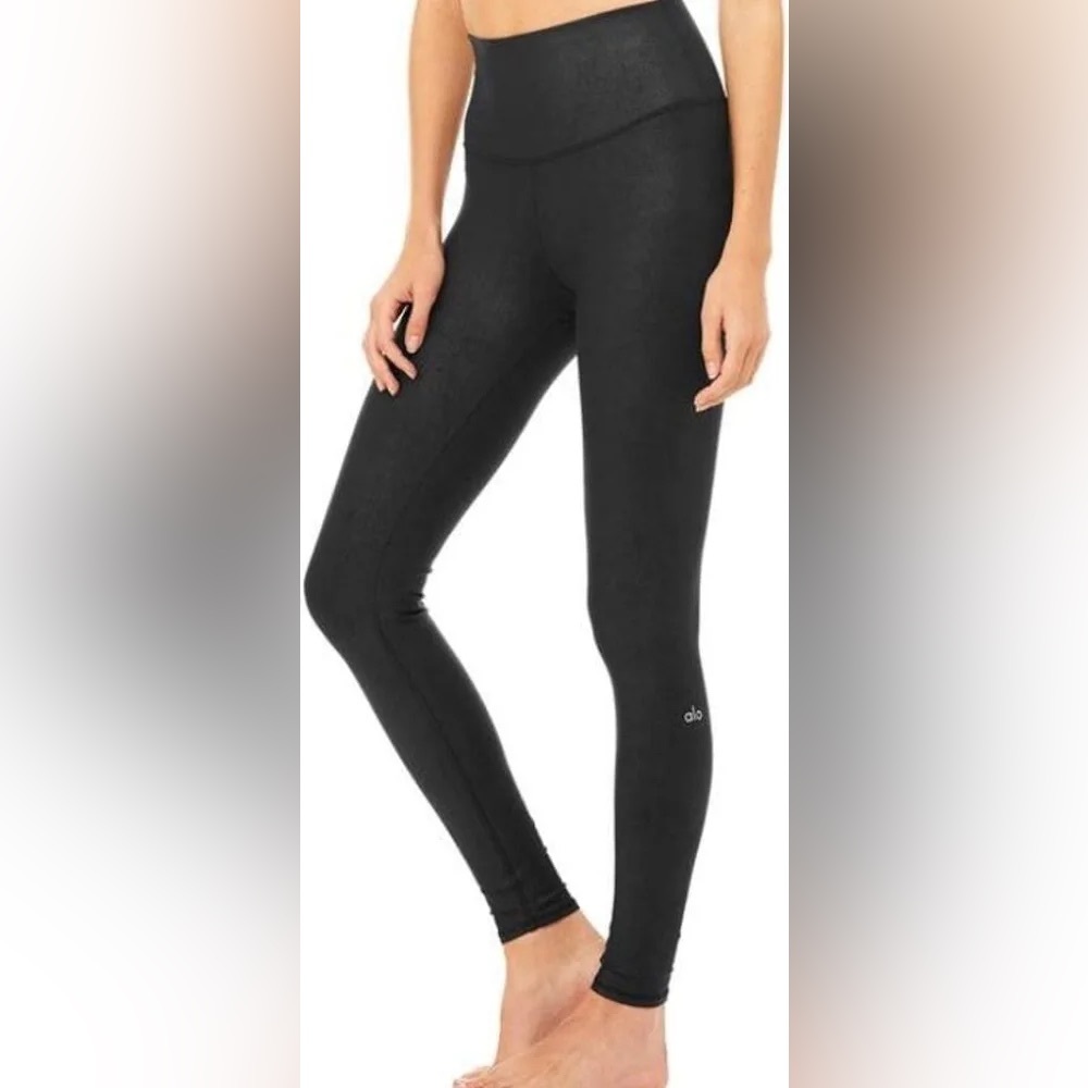 High-Waist Black Alo Leggings